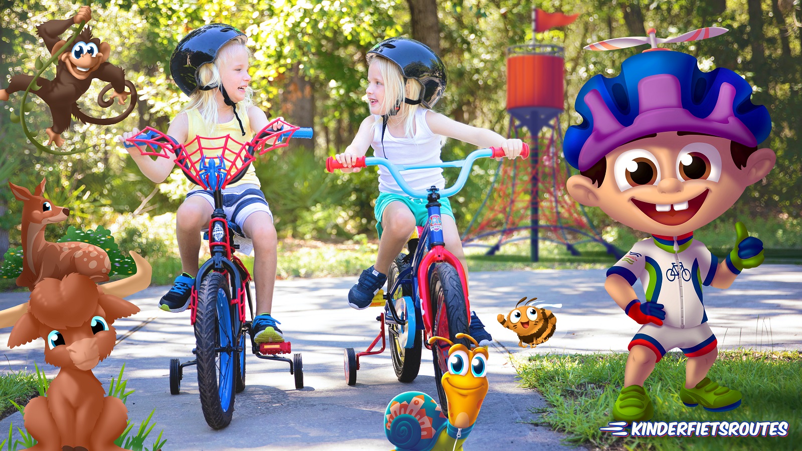 Kinderfietsroute - beleefroutes kinderen